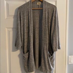 Open front cardigan